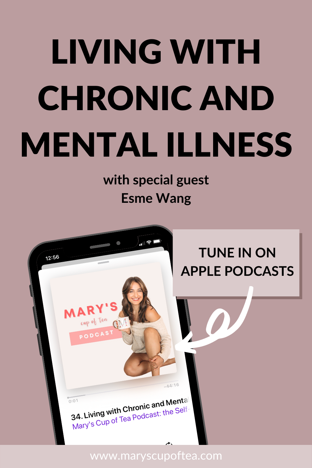 Living with chronic illness AND mental illness can be tough. In this episode of the Mary's Cup of Tea podcast, Mary interviews Esmé Wang about living with chronic and mental iollness, chronic and mental illness awareness, and more. Click through to tune in or search for Mary's Cup of Tea on Apple Podcasts!
