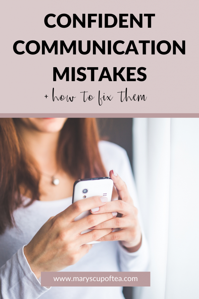 Communication mistakes that people make and how to not make these mistakes! We are sharing the biggest mistakes we see people making when they want to learn how to be more confident in their public speaking on the podcast. Learn how to avoid un-confident communication, how to fix your fear of public speaking and gain confidence. These tips are going to help you improve your communication skills. | how to be more confident | public speaking tips | communicating with confidence #communicationskills #publicspeaking